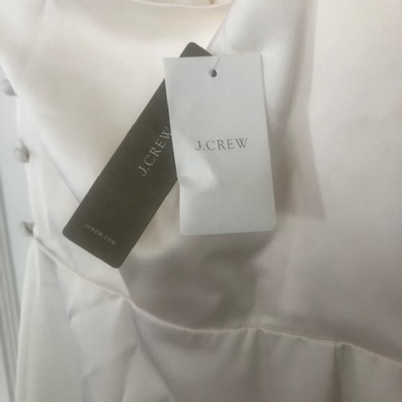 J. Crew Manuela Wedding Dress Size 12 NWT - Picture 10 of 13